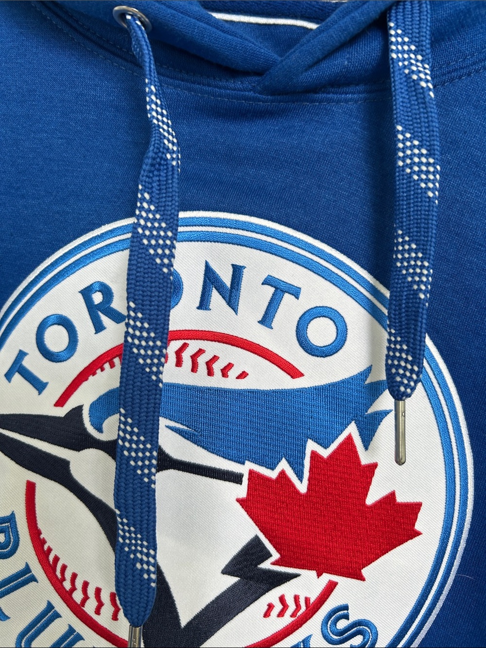 Authentic MLB Genuine Merchandise Hoodie with Embroidered Crest- Royal Blue - Picture 4 of 16
